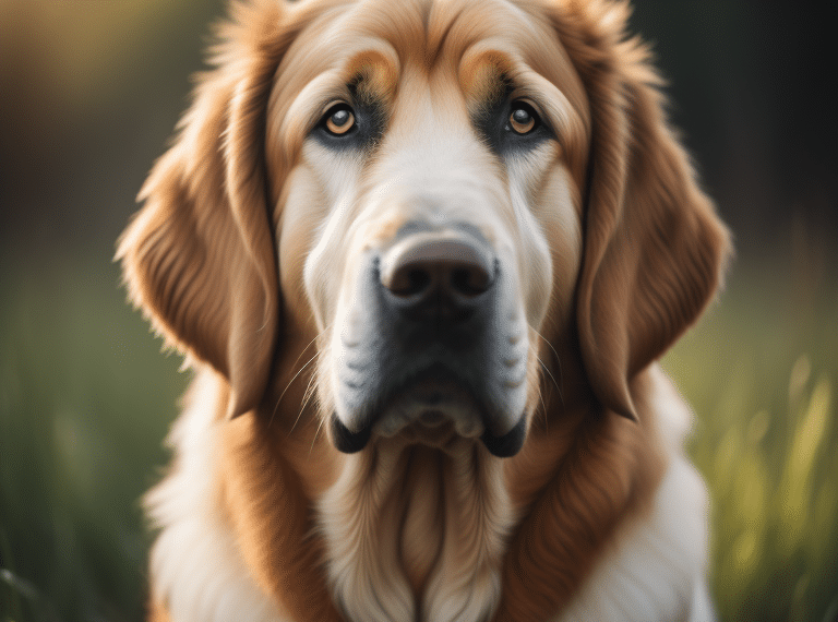 Great Pyrenees Bloodhound Mix